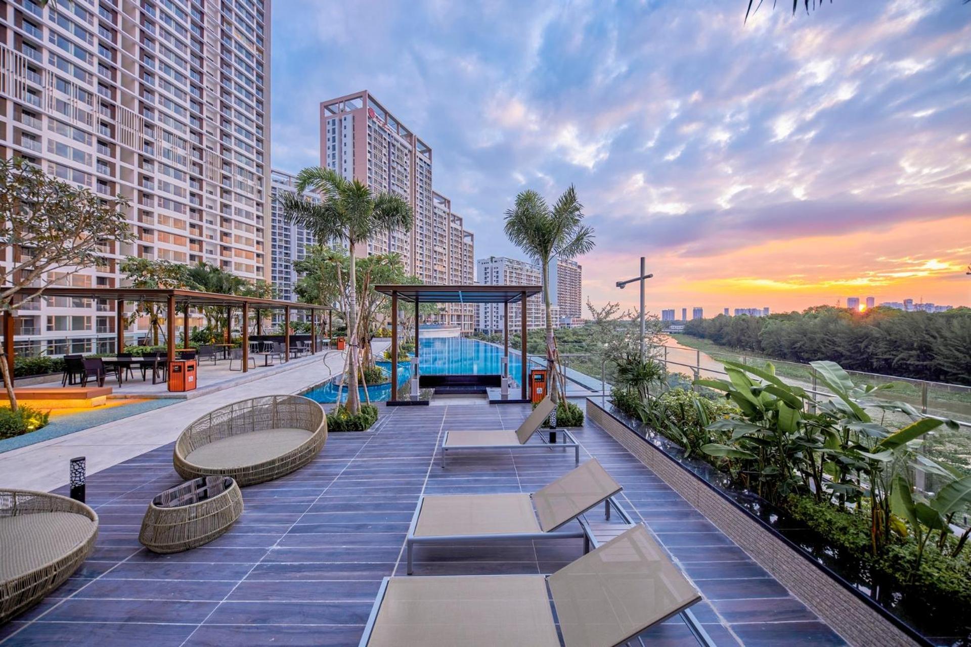 The Peak Midtown Twobedroom With Balcony Bandar Ho Chi Minh Luaran gambar