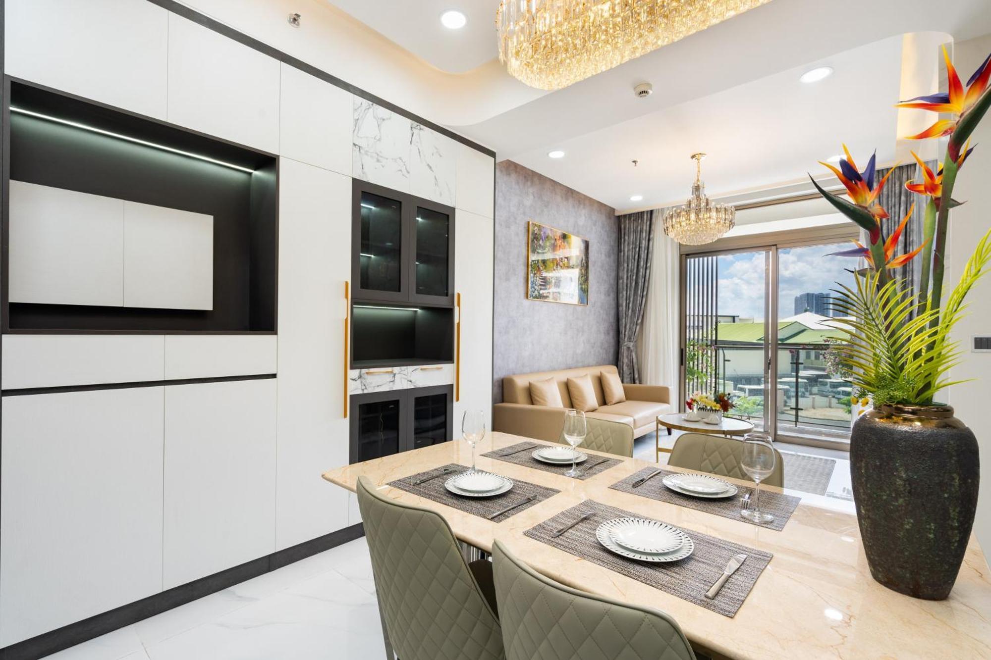 The Peak Midtown Twobedroom With Balcony Bandar Ho Chi Minh Luaran gambar